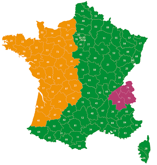 IDS AGRI : carte des commerciaux pour la France